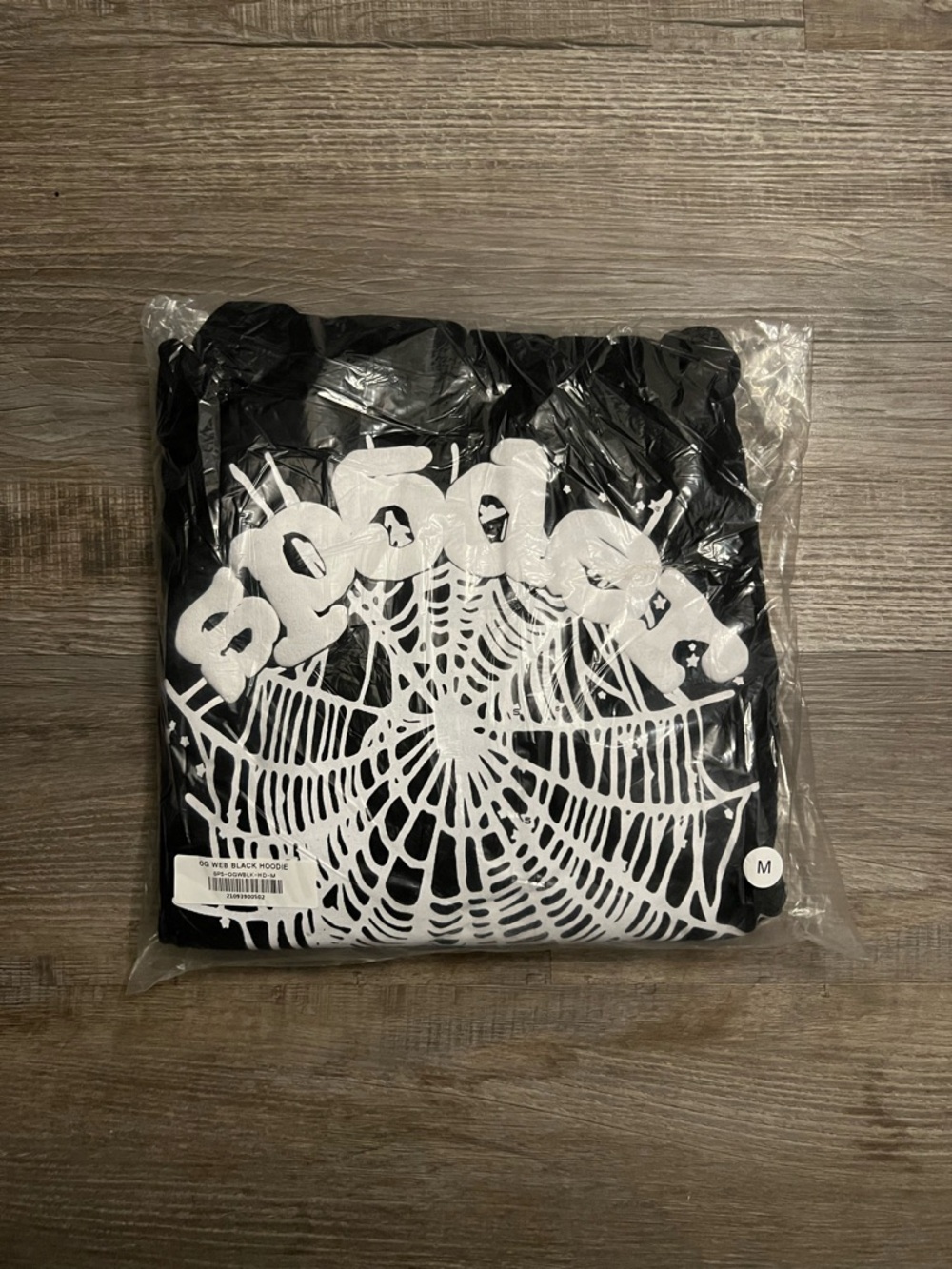 1:1 black and white spider hoodie